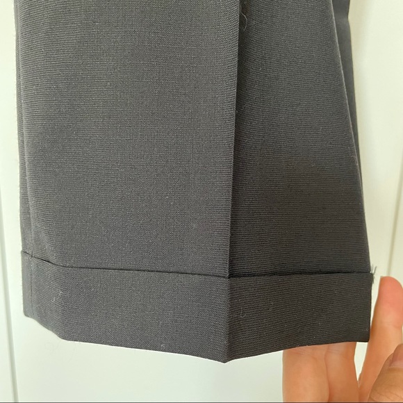 Oscar De Le Renta Men Luxury Black 100% Wool Dress Pants Trousers Slacks - Picture 9 of 17